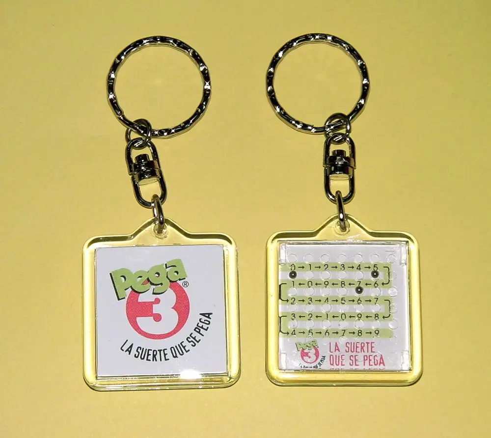 Wholesales STARWOOD lotto lottery Acrylic plastic Keychain #92026 key fob holder 649 promotional