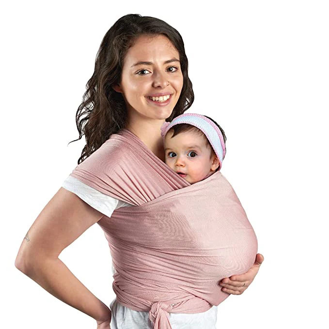 
Bamboo Spandex Knitted Stretchy very soft breathable light weight high quality organic ergonomic tie a baby wrap carrier 