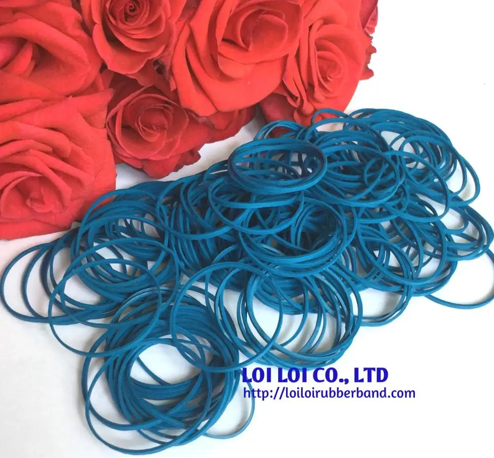 Most popular Cheap price Blue natural Rubber band use for vegetable or tie flower from Factory in Vietnam