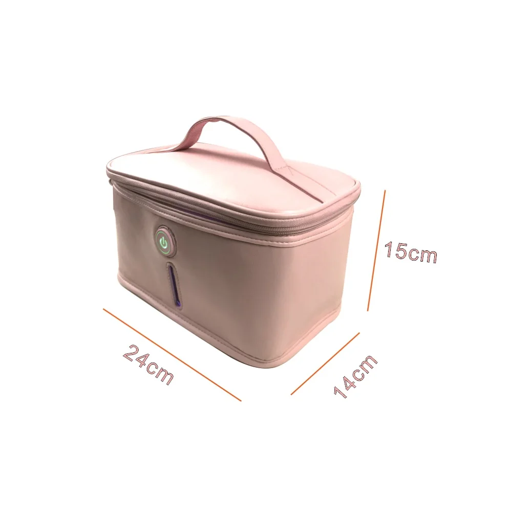 portable UV sterilizing bag travel Infant cloths sterilizer toys underwear LED lights disinfection box