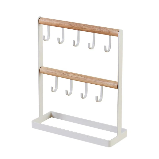 Metal Jewelry Stand Necklace Earring Ring Holder