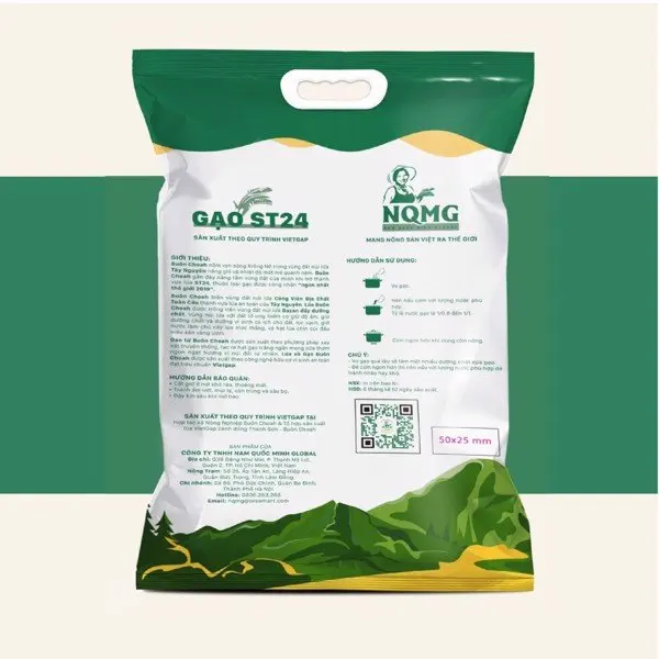 Рис ST24 («хороший чай») рис на экспорт лучшая в мире награда за 2019 длительное зерно белый сделано во Вьетнаме