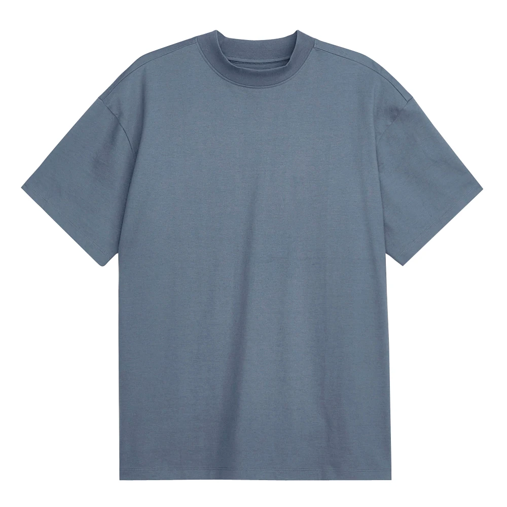 Top Quality Custom Solid Dark Gray Color Comfortable Fancy New Customized Hot Sale Fashion Men T-Shirts