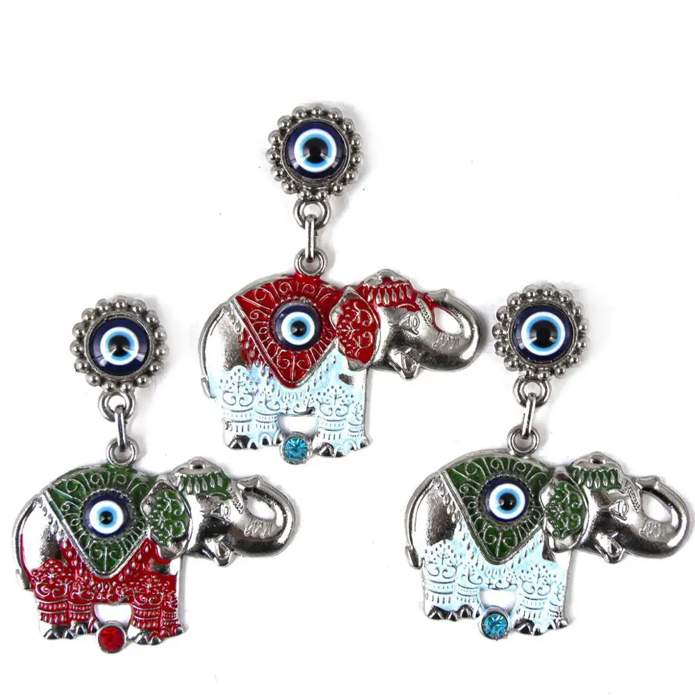 Zinc Alloy Colorful Elephant Shaped Colorful Fridge Magnet From Turkey