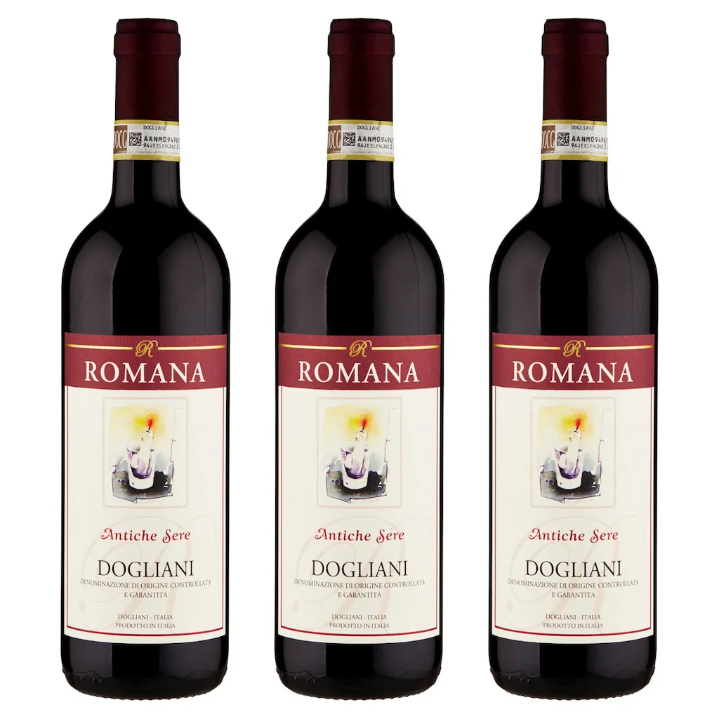 DOCG Dogliani DOP «Antiche Sere» от Piemonte 750 мл, итальянское вино, красное вино-3 коробки для бутылок