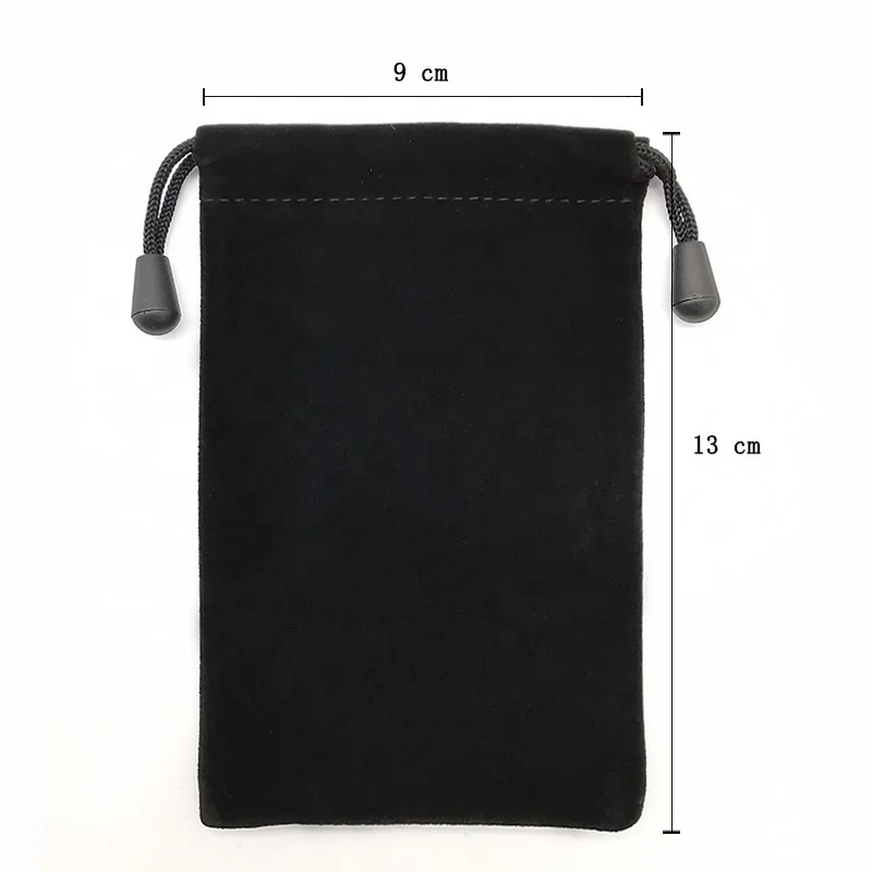 Custom logo wholesales Bracelet ring jewelry cosmetic drawstring velvet dust pouch bag