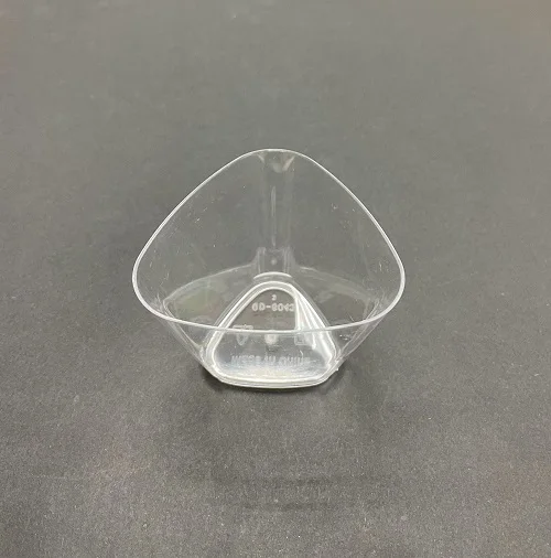 Модные десертные чашки, пластиковые мини-чашки с блестками