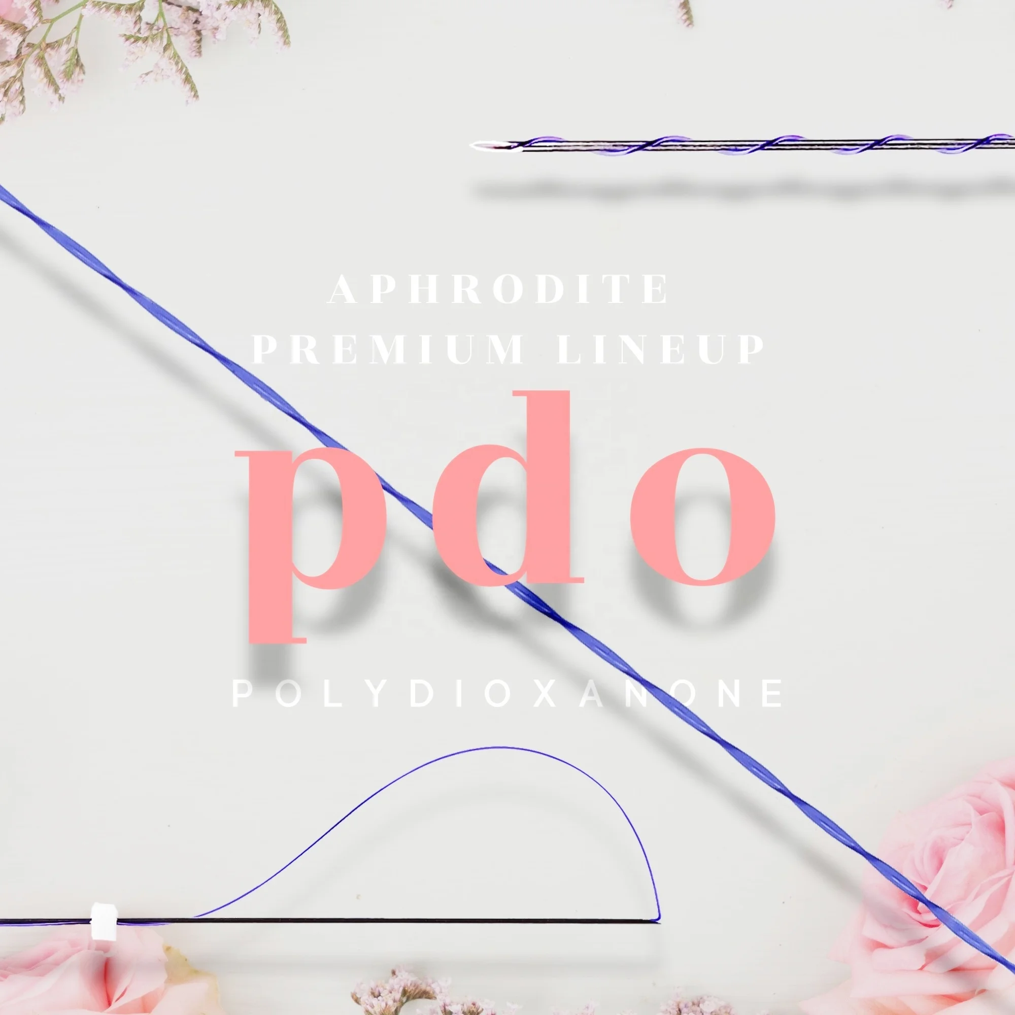 CE, GMP, ISO / APHRODITE BEST KOREA PDO THREAD LIFTING 3D 4D 6D 8D 12D COG Super Polydioxanone Absorbable Medical Barbed Suture