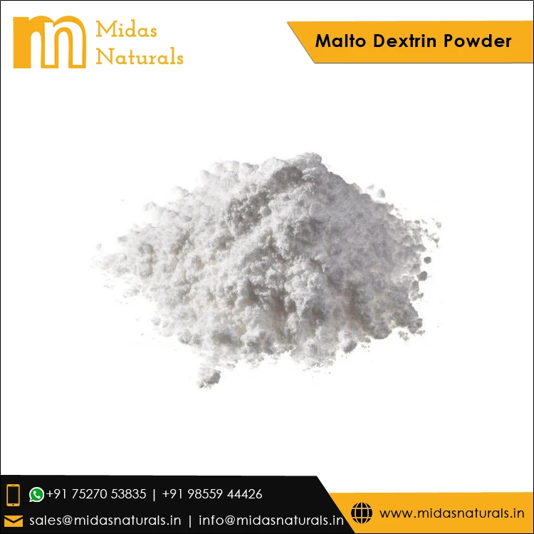Indian Exporter Selling Food Grade CAS 9050-36-6 Maltodextrin Powder Sweetener Low DE 15
