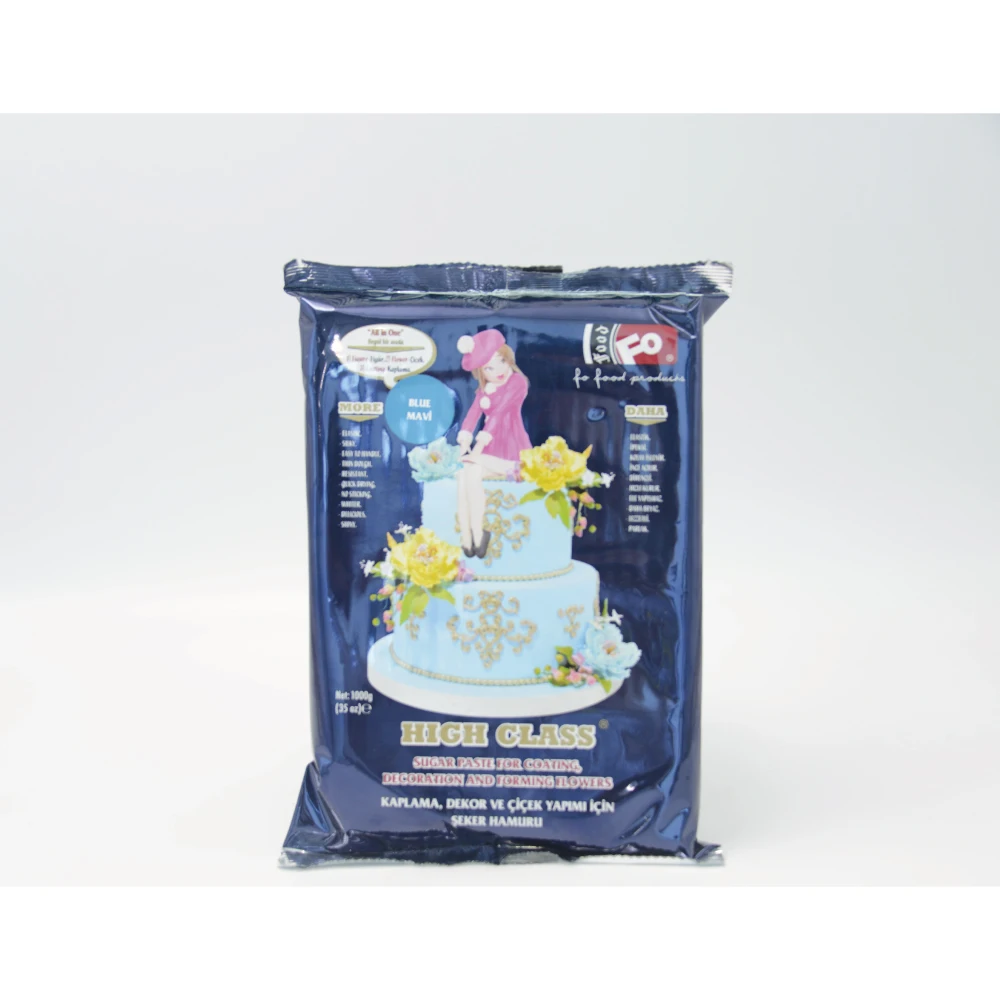
Top Quality Wholesale Product - High Class Sugar Paste For Coating Decoration And Forming Flowers / Blue 