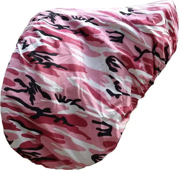 Wholesale Price Waterproof Fleece Lining Equestrian Horse Saddle Cover with Custom Logo Embroidery and Print