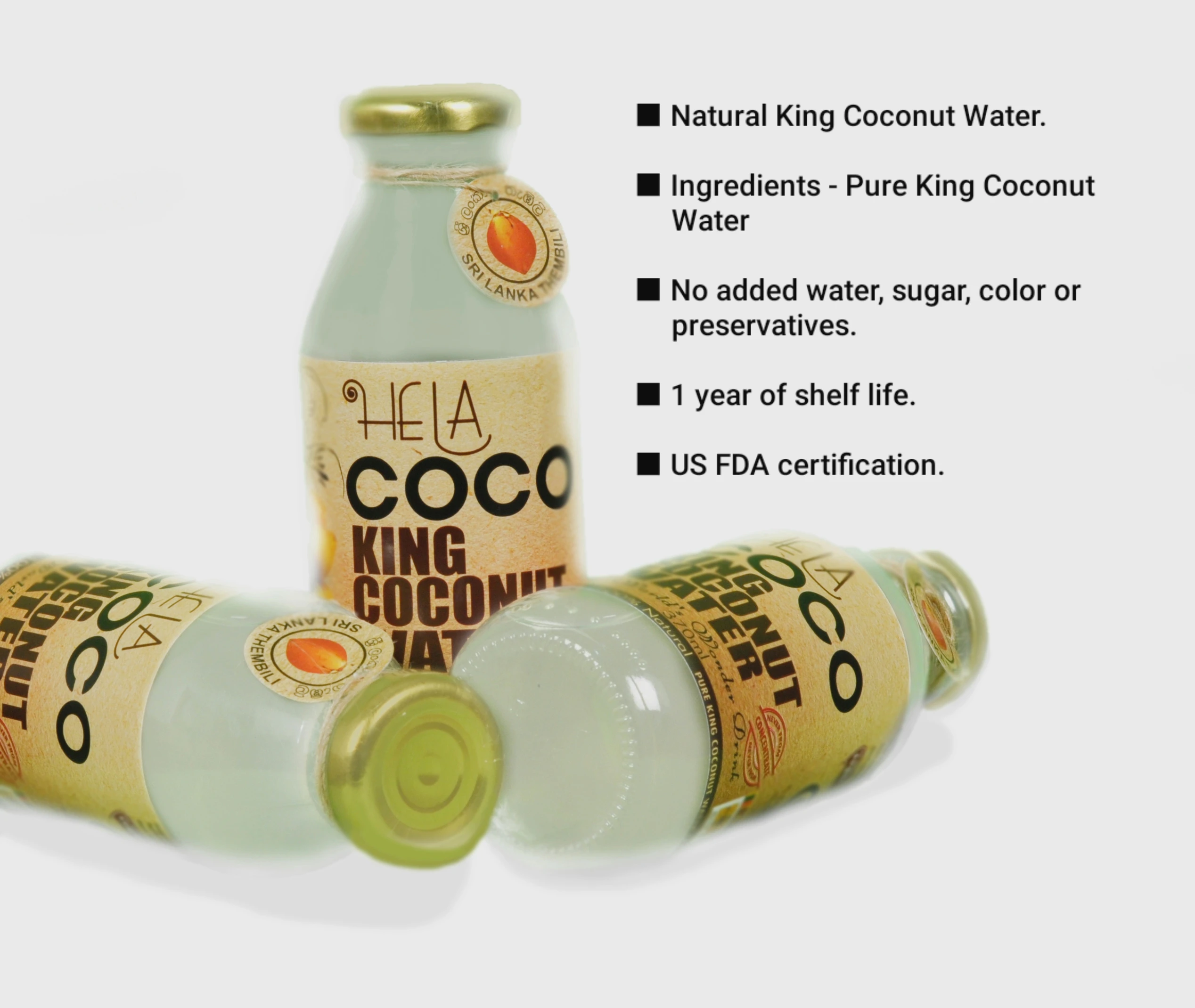 Кокосовая вода Hela Coco King