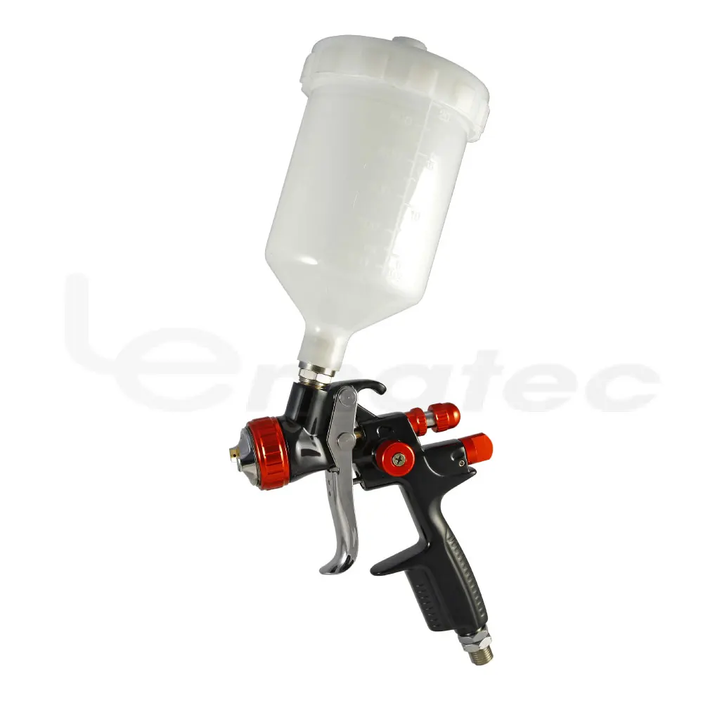 Professional Painting 1.3mm Spray Gun Gravity Feed BP Paint  Taiwan Pneumatic Tools LEMATEC 600 ml Automotive