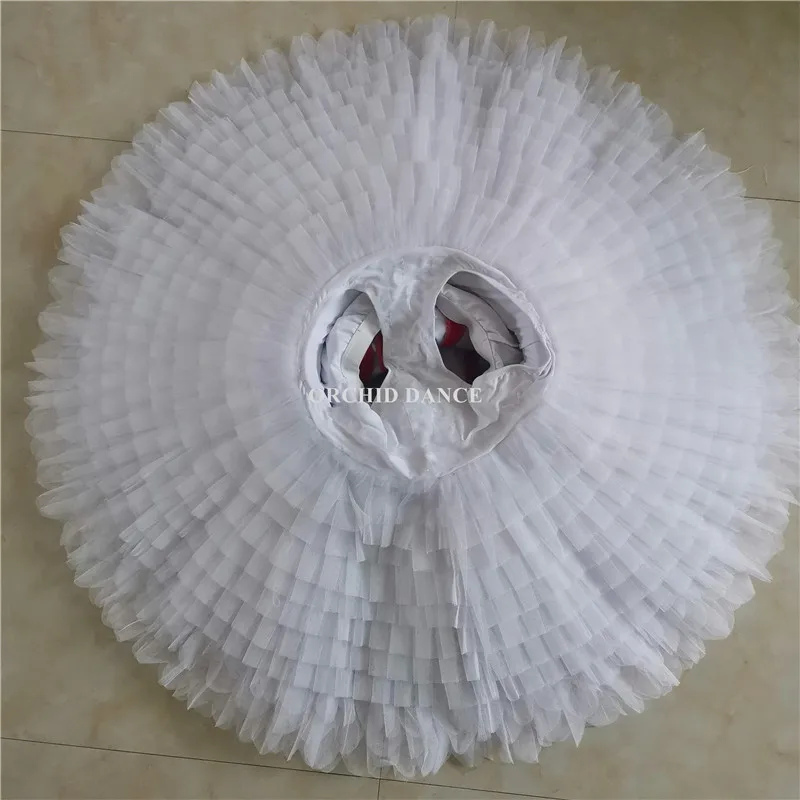 Высокое качество изготовление размеров под заказ 12 балетная одежда для сценических выступлений красный профессиональная балетная юбка пачка для взрослых