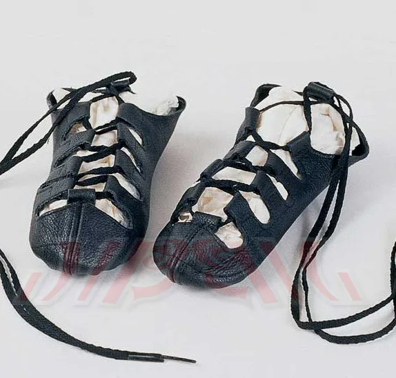 Eco-friendly material irish ghillies leather dance pomp shoes