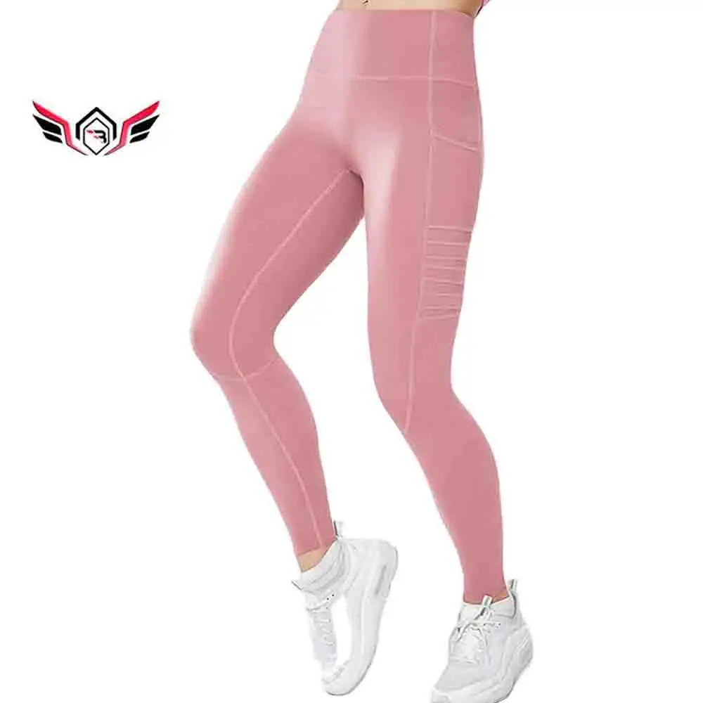 Professional Sublimation Women Legging Hot Sale Custom Made Pants Spandex / Polyester Solid Pattern for Adults