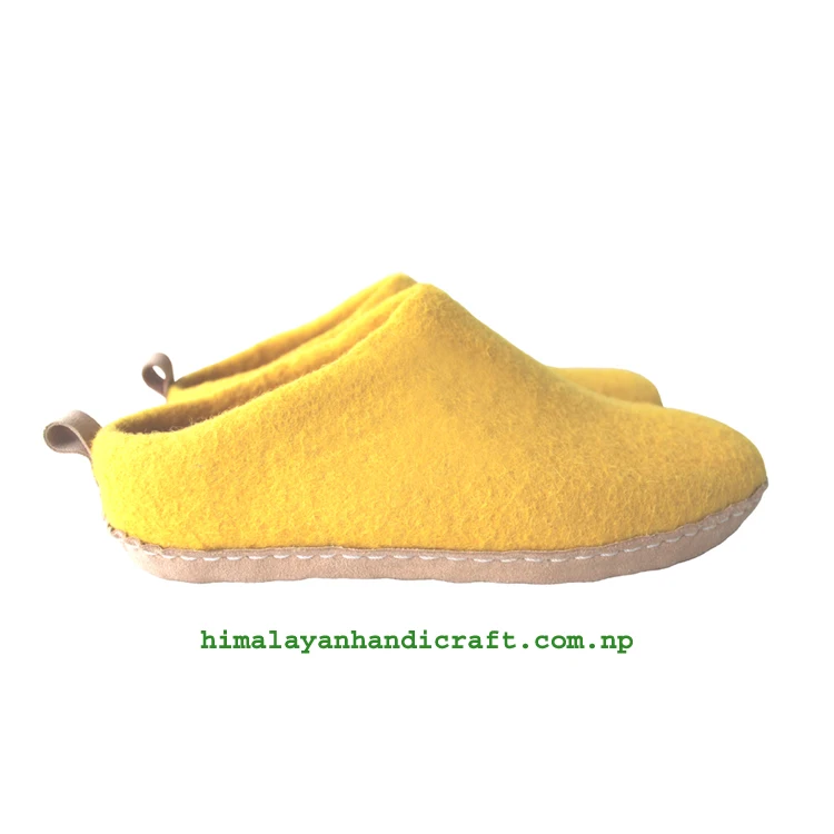 
Handmade in Nepal Felt Slipper/Shoes/Boot 