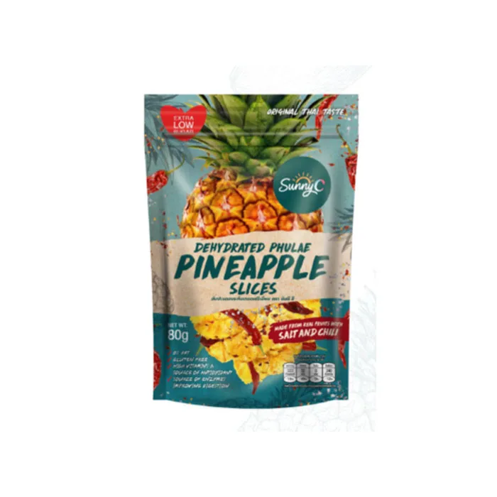 High Quality Best Seller Dried (PHULAE) Pineapple with Salt and Chilli Product from Thailand