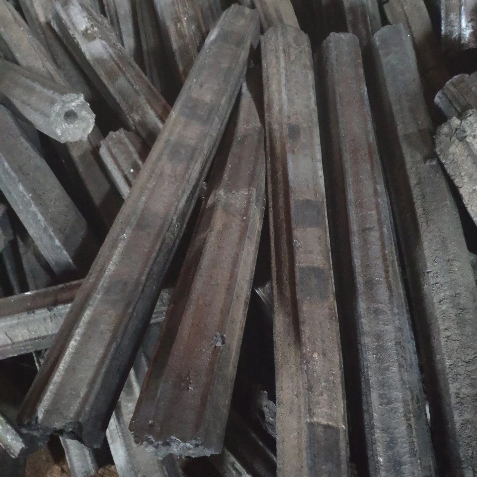 
LONG BURNING TIME, EASY LIGHTING, LOW ASH, CHEAP PRICE SAWDUST BRIQUETTES CHARCOAL FROM VIETNAM 