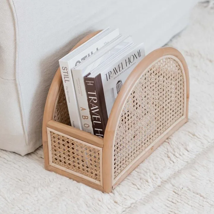 Eco-friendly rattan book stand from Vietnam
