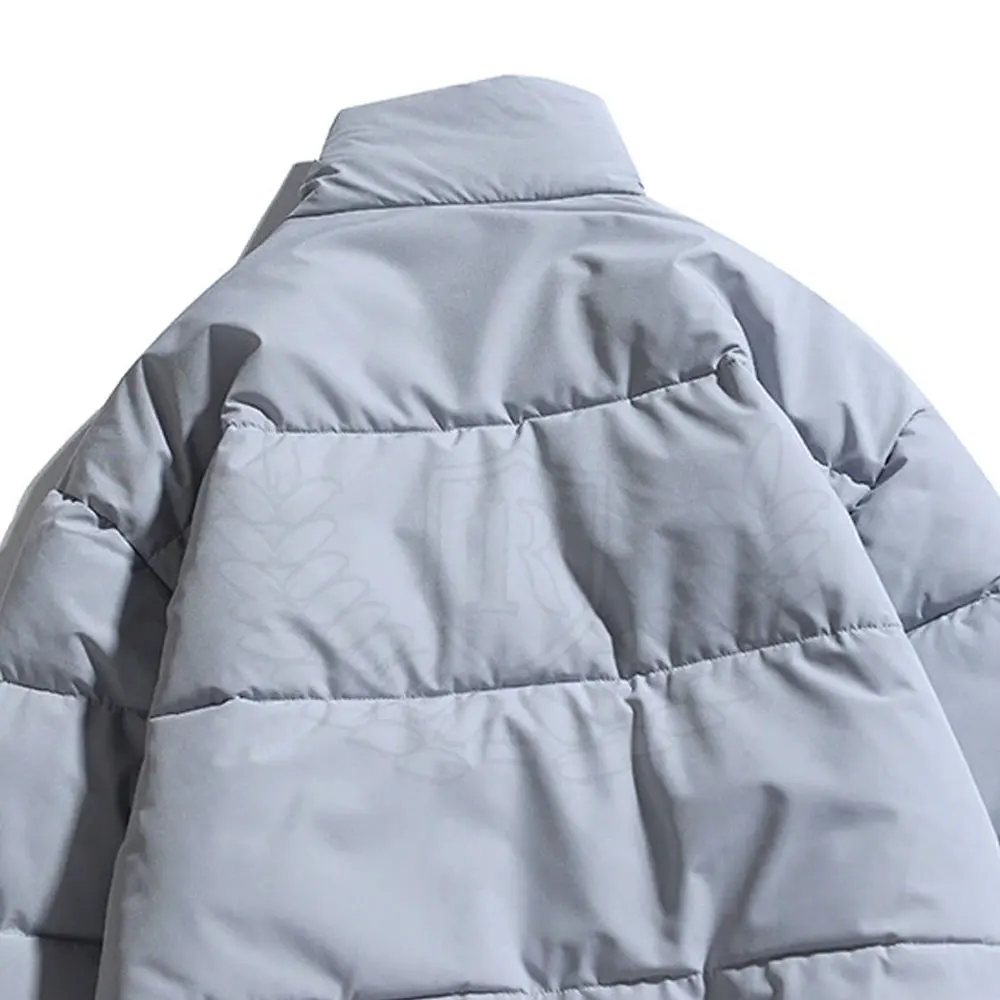 Men Fashion New Design Winter Puffer Shiny Jacket Warm Padding Wholesale Bubble Jacket