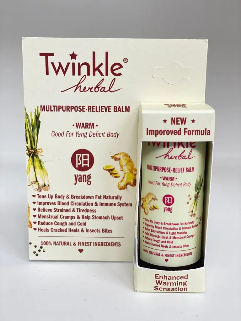 Health Care Supplies Promotes Wound Healing Stomach Ache Relief Twinkle Herbal Yang Balm Body Salve From Singapore