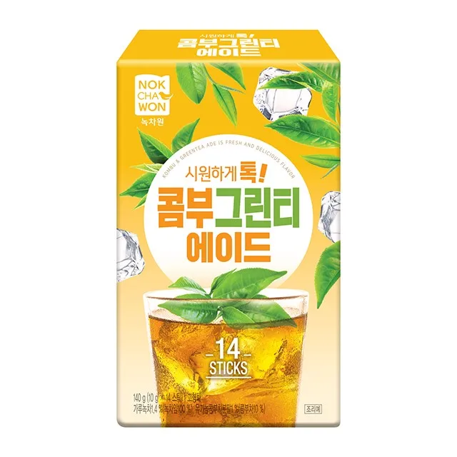 TOP QUALITY food and beverage good price premium brand Korean Kombu Green Tea Ade Powder Made In Korea
