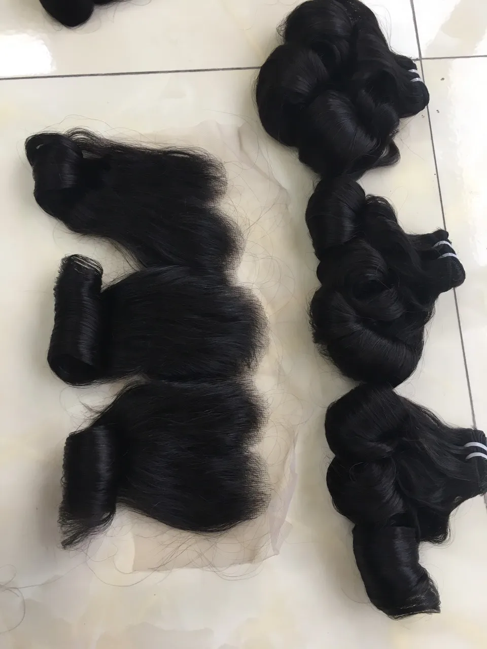 Оптовые продажи волнистые волосы 100% Высококачественные человеческие вьетнамские для наращивания