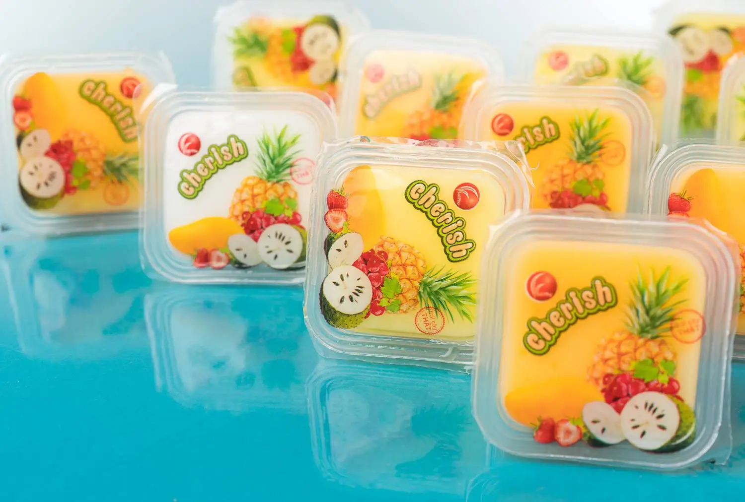 Вьетнам оптовая продажа настоящий фруктовый Желейный пудинг 405 г