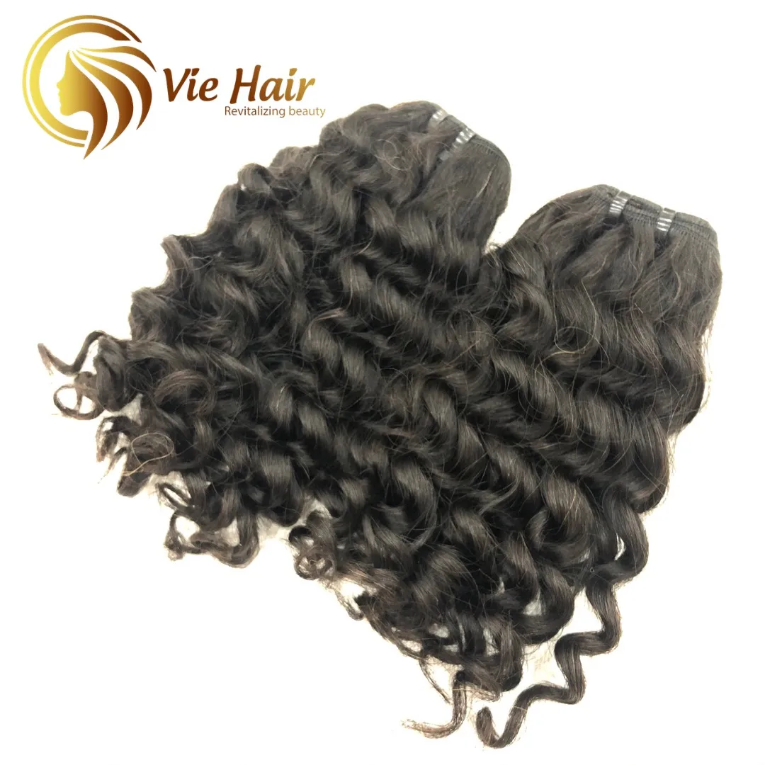 Королевский вьетнамский плотный кудрявый уток волос лучшего качества сырье для кутикулы натуральные волосы 100% натуральный цвет очень Шелковый и мягкий