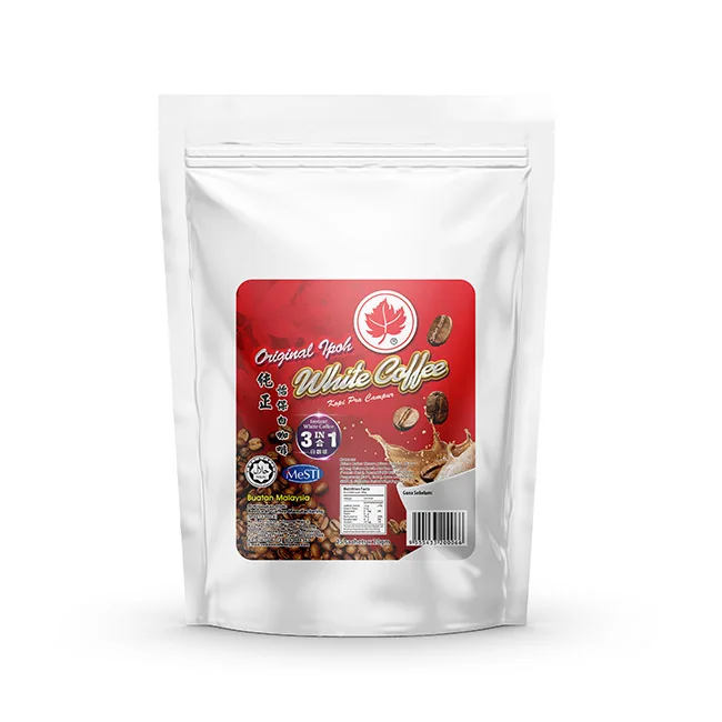 High Quality Instant Premix 3 in 1 Original White Coffee 1kg, 1 Carton 28 packs Suitable For Restaurant & Cafe