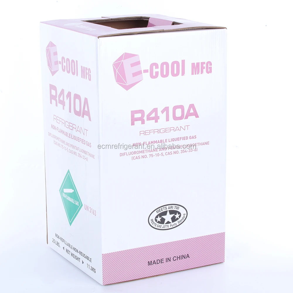 Refrigerant r32 and refrigerant r125 gas mixed Refrigerant Gas R410a