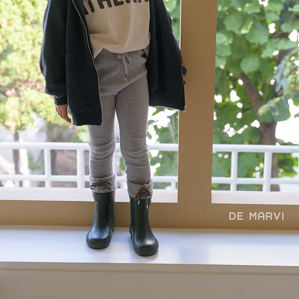 DE MARVI Kids Toddler Rib Bike Shorts Boys Girls Leggings Summer tights Wholesale Korean Manufacturer MADE IN KOREA