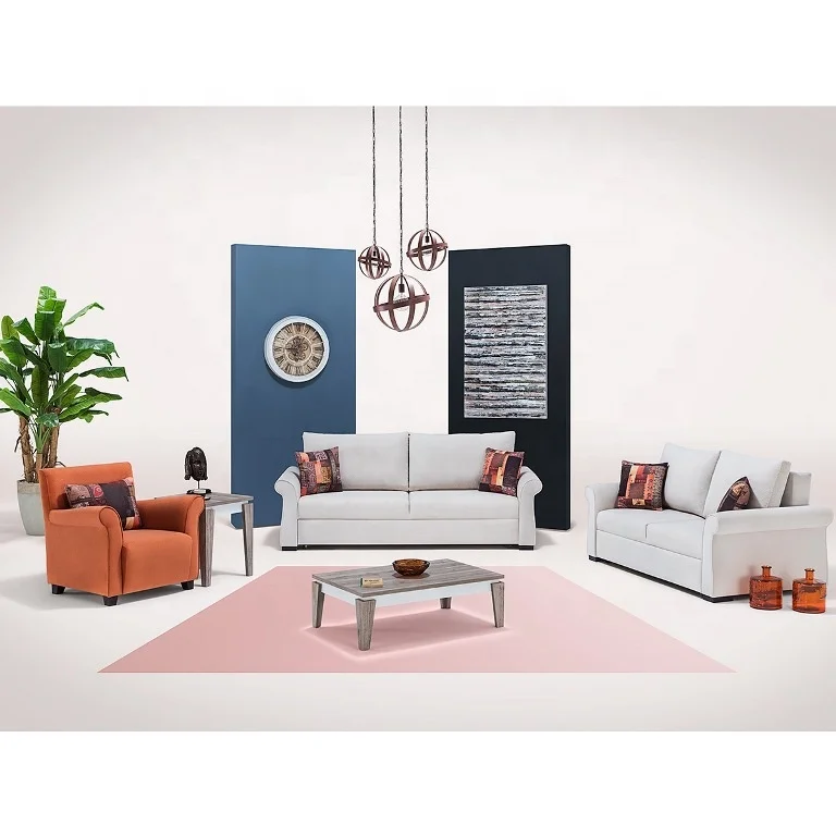 
Classic istanbul furniture fabric cover wooden leg european stylish living room 7 seat sofabed couch armchair set (iDER ZEUGMA) 