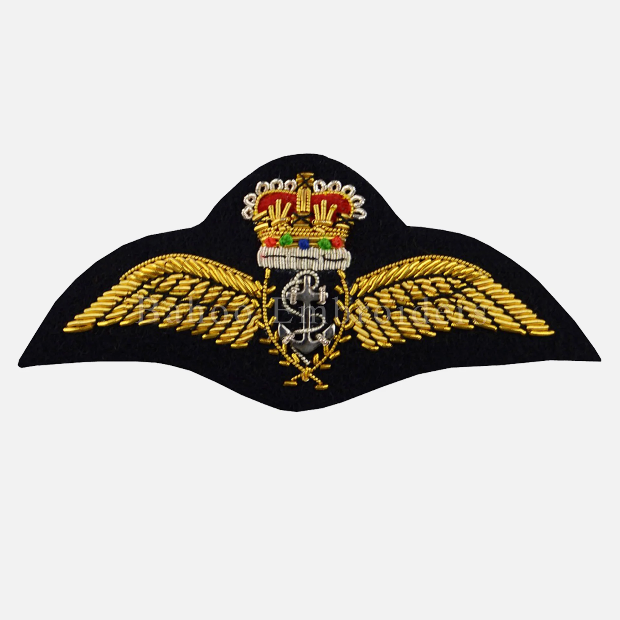 Значок военно-воздушных сил с ручной вышивкой