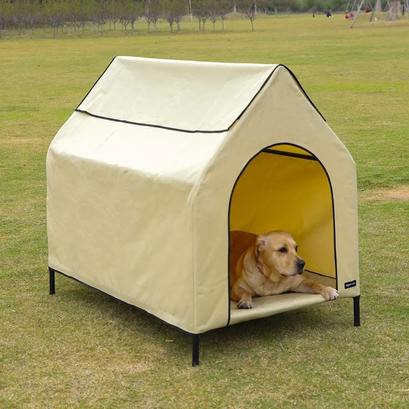 Breathable Outside Unique Animal Designer Foldable Dog Elevated Portable Pet House