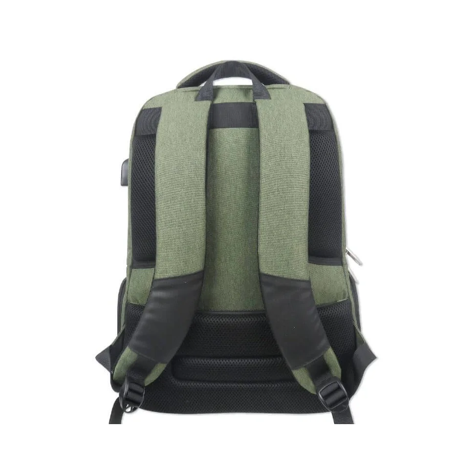 Zipper Closure Vietnam Origin Computer Interlayer Resin Mesh Unisex Polyester Business Laptop Backpack