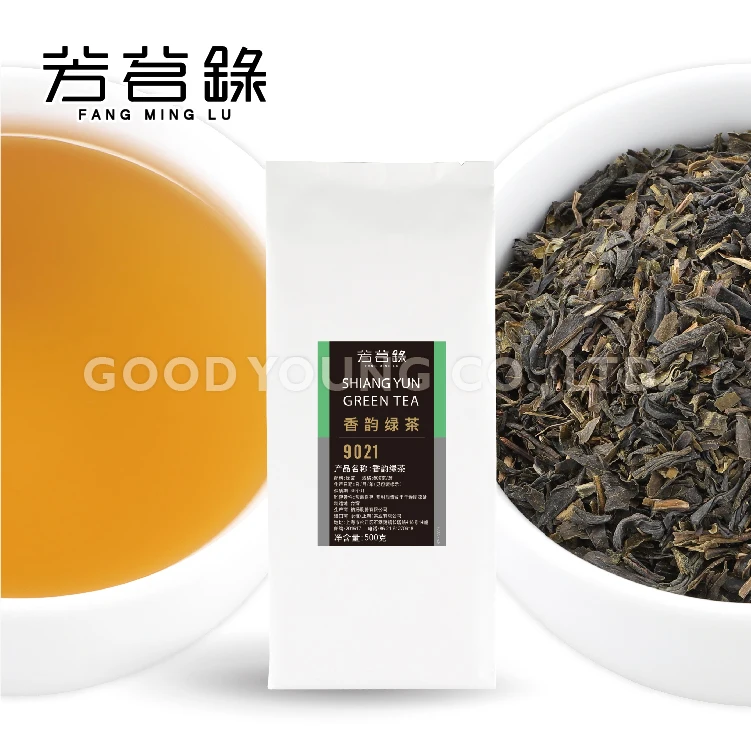 Good Young HACCP HALAL Certification Premium Green Tea Leaves Wholesale Raw Material Package