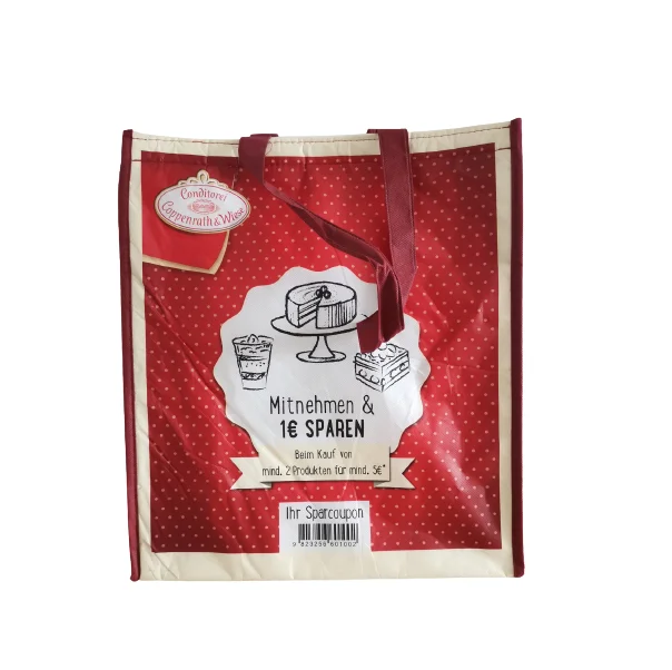 Vietnam Factory OEM supermarket fresh food cake delivery insulated cooler bag special best price