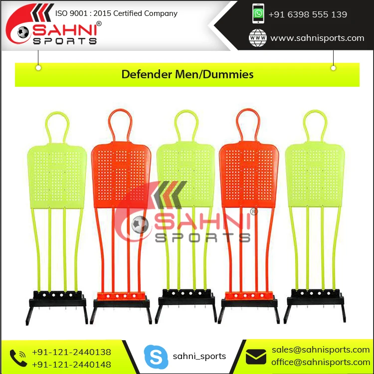 Heavy Duty PVC Construction Soccer Training Equipment Defender Men/ Dummies