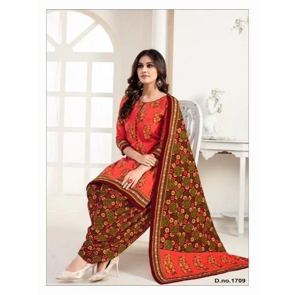 Индийское платье из чистого хлопка/сальвар камиз