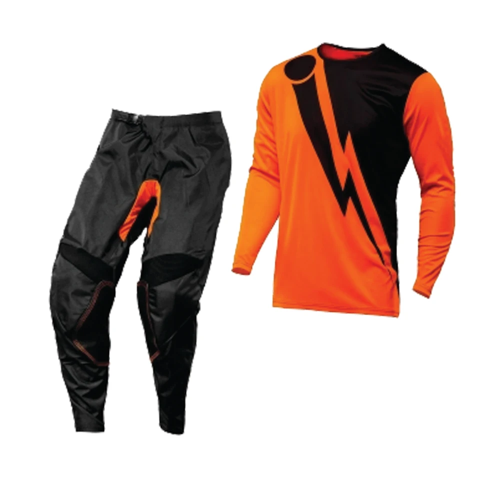 Custom Design Mx Motocross Riding Jersey Auto Unisex Mesh Oem Dirt Bike Jersey Pants Combo Suit