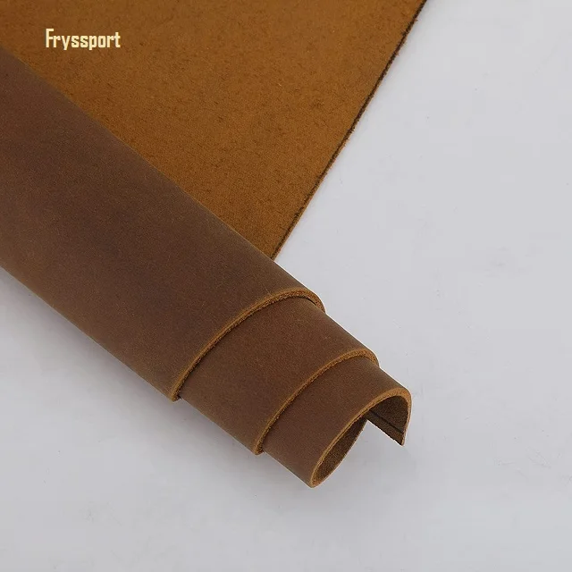 Thick Finished Grain Cowhide Leather Cow Skins Crafts Hobby Sewing Tooling for Home Decor Workshop Crafting Leather Dark Brown