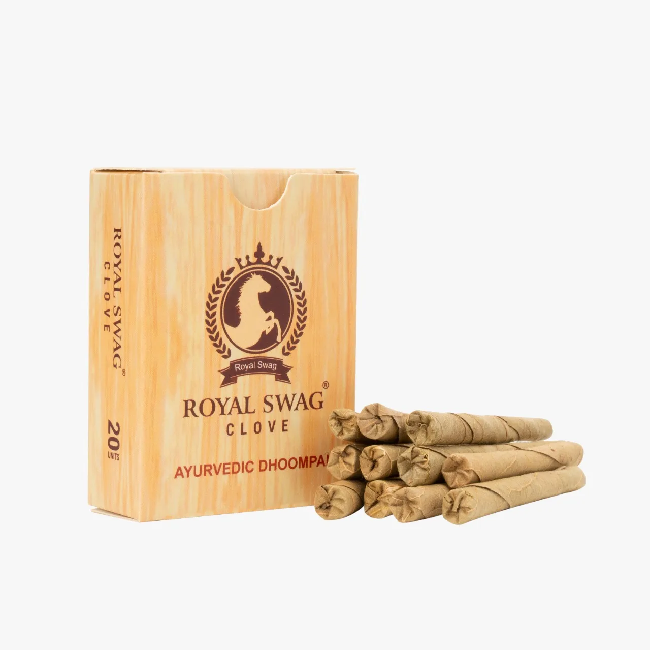 Индийский аюрведический биди ROYAL SWAG, травяной, не отфильтрованный биди, без табака и никотина, биди, помогает бросить курить