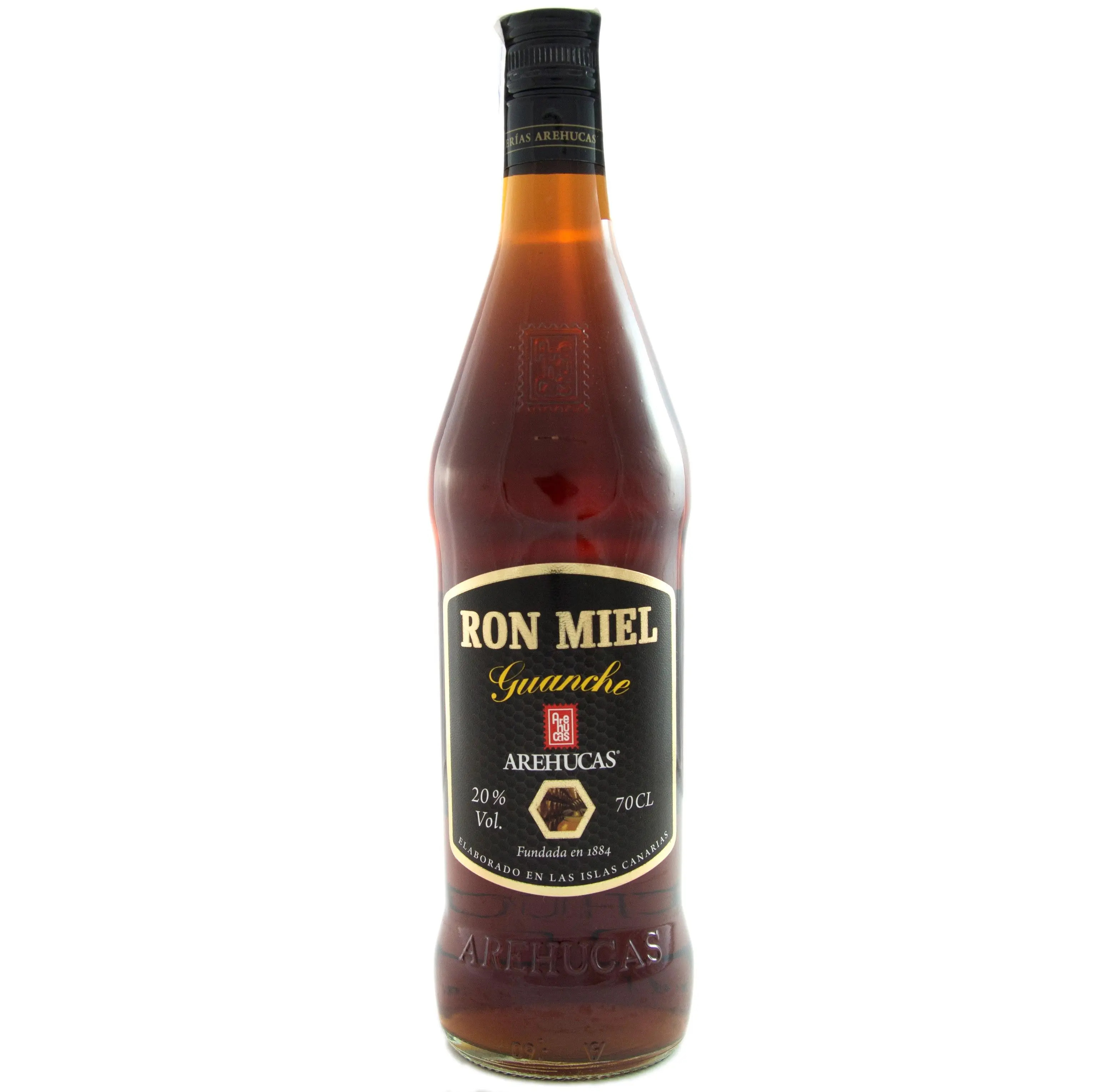 
Ron Miel Guanche 0,70 Litros 20% (I) 0.70 L. 