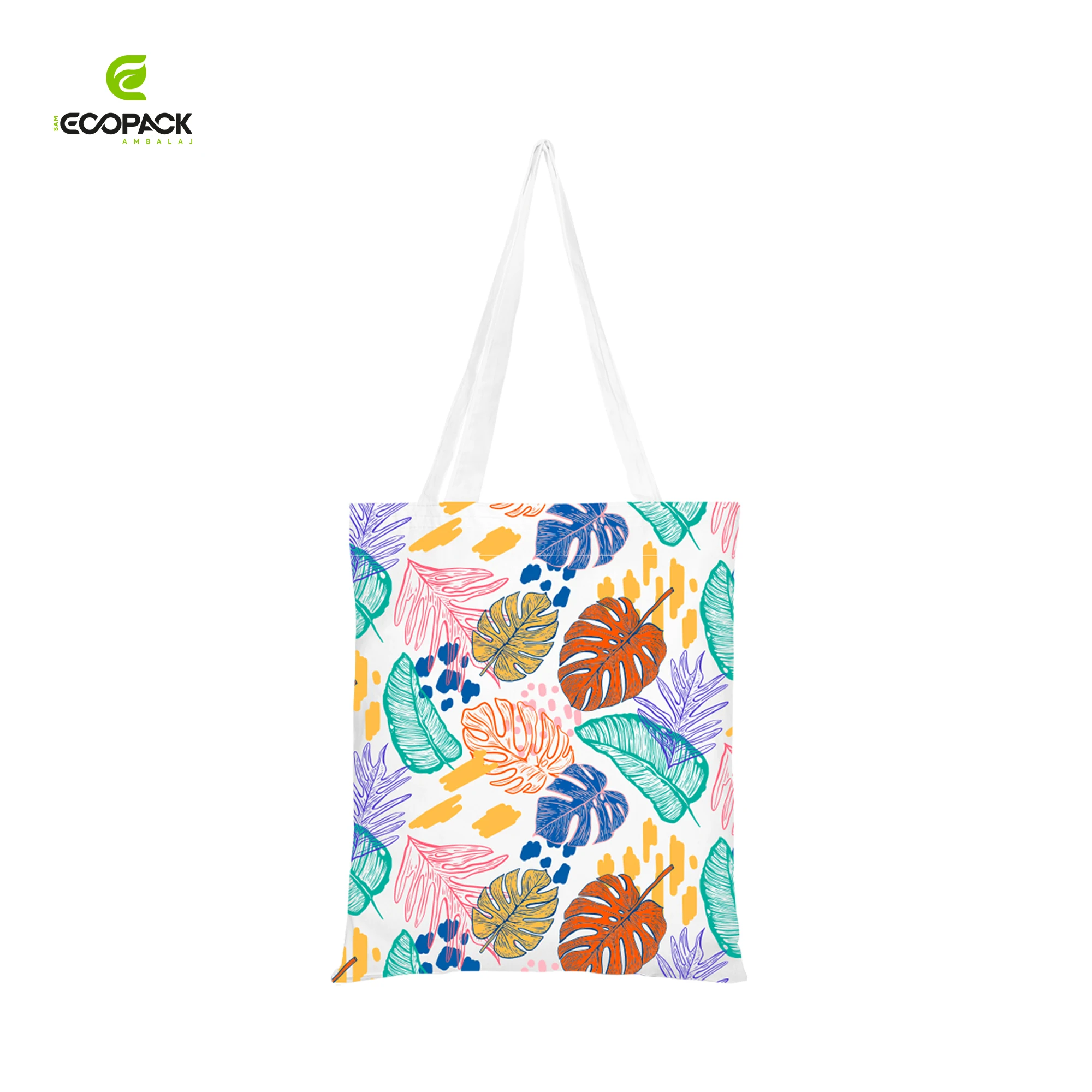 
Organic Custom Printed Logo Eco Cotton Tote Bags Reusable Shopping Bags 