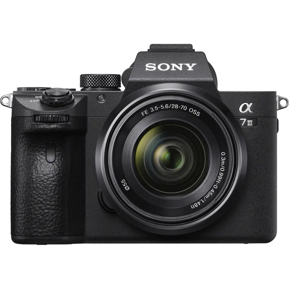  Объективов цифрофой камеры Sony Alpha a7 III беззеркальная цифровая камера с 28-70 мм F3.5-5.6 OSS