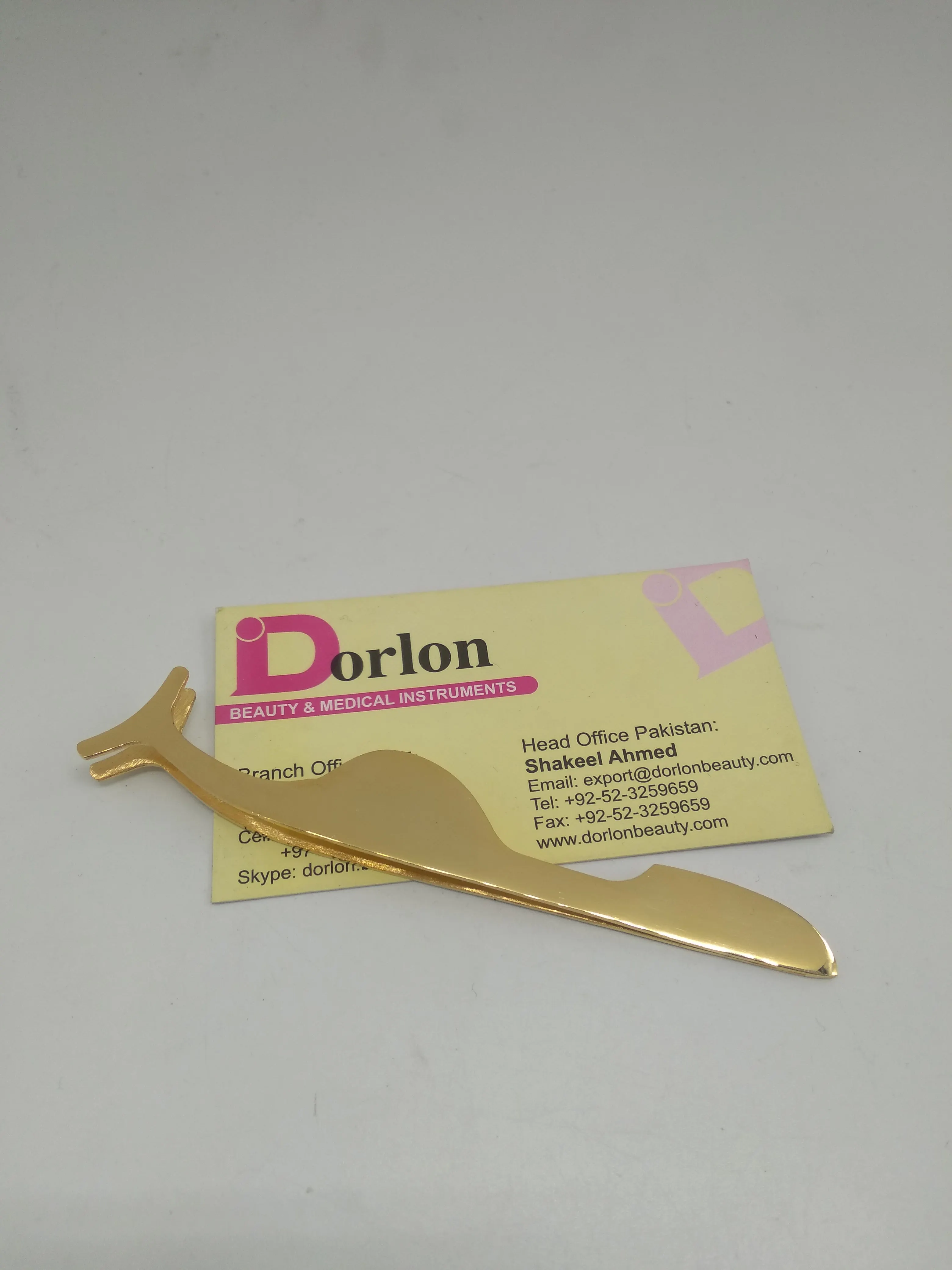 Wholesale Custom Logo Gold Bulk Strip Eye Lash Applicator Private Label Stainless Steel False Eyelash Tweezers Lash Applicator