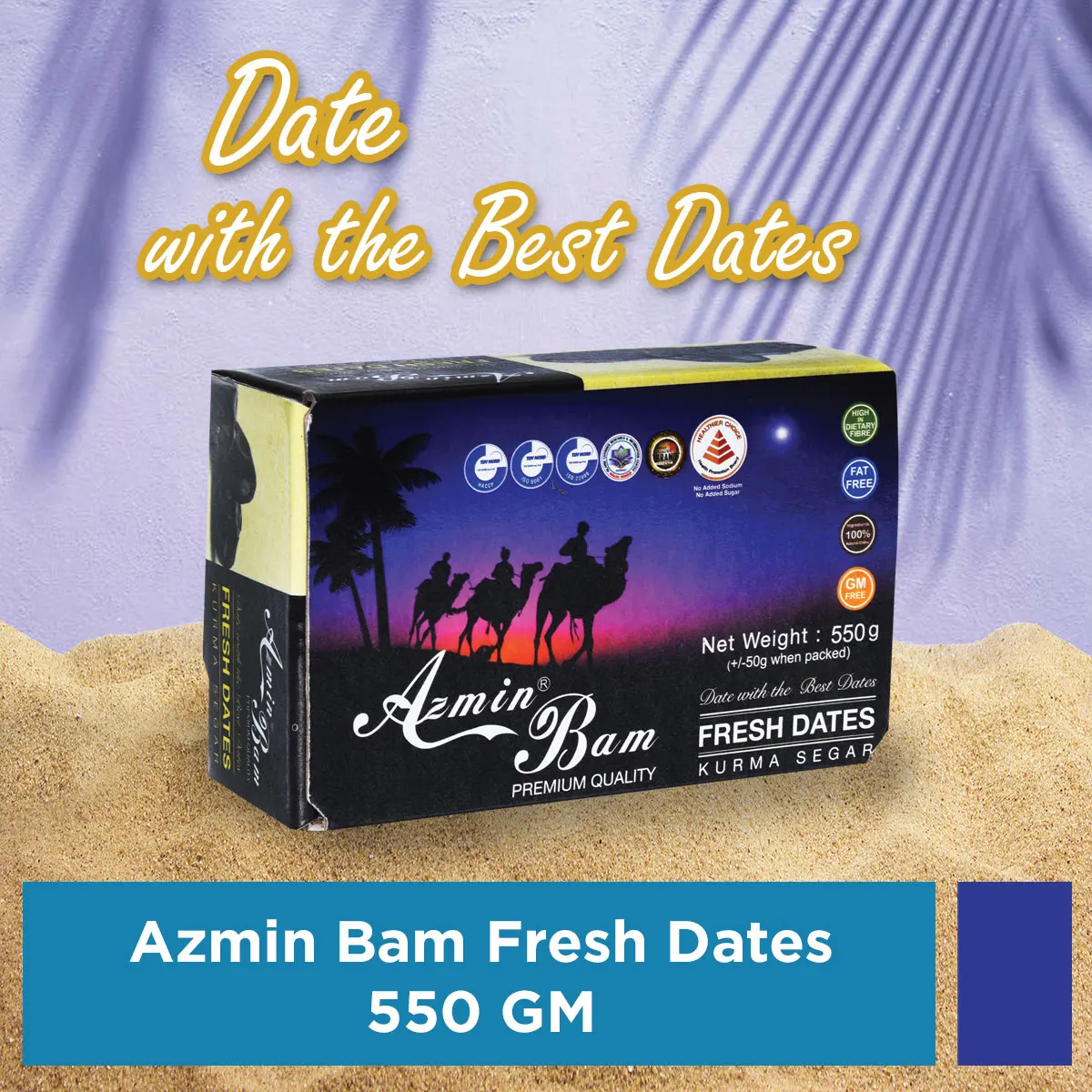 
 Качественный продукт из Сингапура, свежие даты Azmin Bam с сроком годности 2 года  