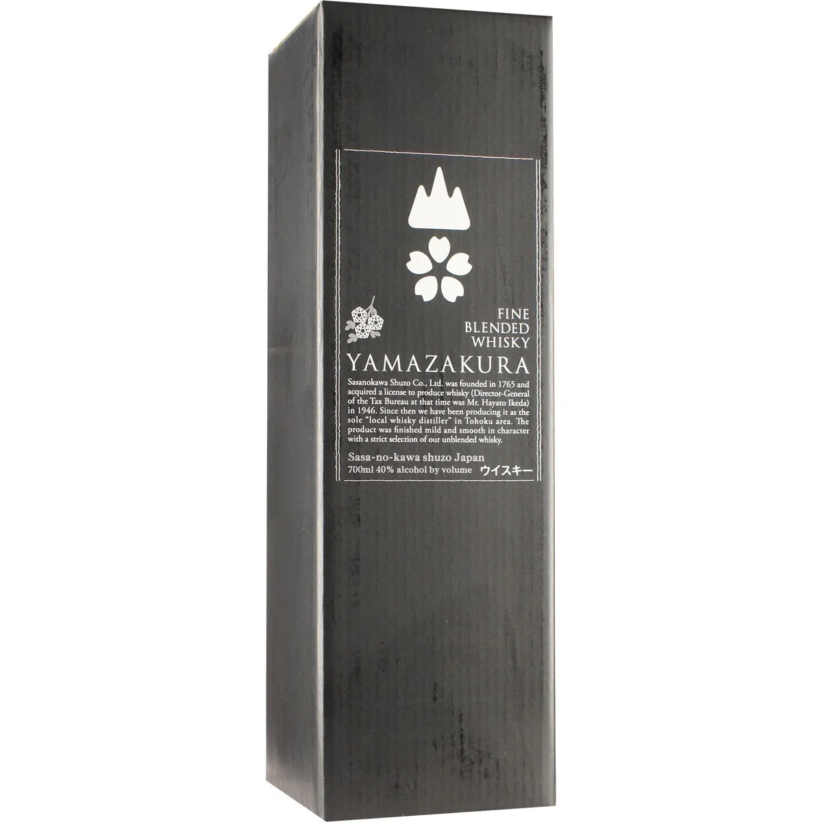 Distilled 40% black label 700ml Japan Bottle Packaging Fine Blended Malt Whisky Yamazakura Black Label Blended Whisky